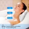 Bathtub Pillow, Suction Cup, Air Mesh Breathable, Neck, and Head Support