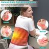 Electric Heating Pad for Back, Abdomen, and Shoulder, 10 Adjustable Temperatures