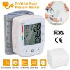 Blood Pressure Monitor, Wrist Digital, and Cuff Heartbeat Tester, 90x2 Memory