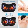 Back Neck Massage Pillow, Kneading, Thermotherapy Massage with Car Charger