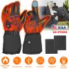 Electric Heated Gloves, Battery Powered USB, Windproof, Unisex