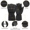 Heating Warm Gloves, Battery Powered Waterproof Glove, Unisex for Outdoors