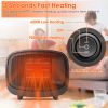 Electric Space Heater, Mini PTC Ceramic with Tip-Over and Overheat Protection