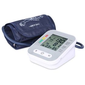 Digital Arm Blood Pressure Monitor, LCD Heart Beat, Voice Gauge Health Test