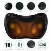 Back Neck Massage Pillow, Kneading, Thermotherapy Massage with Car Charger