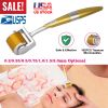 Derma Roller with Titanium Microneedles, Facial Roller, Acne, Scars/Anti-aging