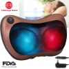 Back and Neck Massage Pillow, Thermotherapy, Kneading Massager, Car Massage