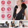 Electric Neck And Back Massager with Infrared Light Heating, Deep Kneading