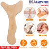 Wood Therapy Massage Tool, Lymphatic Drainage Paddle Wooden Scraping Tool