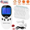 Electric Muscle Stimulator, Dual Channels, Pulse Massager, Tens Device