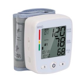 Blood Pressure Monitor, Wrist Digital, and Cuff Heartbeat Tester, 90x2 Memory