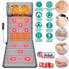 Full Body Electric Massage Mat with Heat, Vibration, and Neck Massage Pillow