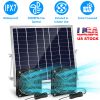 Solar Powered Fan Kit, For Intake or Exhaust Air, IPX7 Waterproof