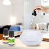 Drop-shaped Cool Mist Humidifier, Essential Oil Diffuser with LED Light