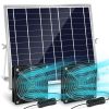 Solar Powered Fan Kit, For Intake or Exhaust Air, IPX7 Waterproof