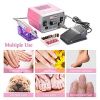 Professional Acrylic Nail Machine, 30000RPM with 36 Bits, Manicure, and Pedicure