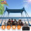 10x10FT Beach Canopy, Sun Shelter, UPF50+ UV Protection, Shade