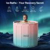 Portable Ice Bath, Folding Bathtub, Heat Retention Effect, 5 Layer Structure