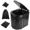 Foldable Emergency Toilet, Potty for Car, Travel, Camping, Boating, and Hiking