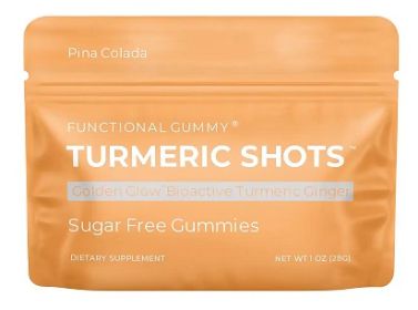 SUGAR FREE – Turmeric Shots Gummies (12-Pack) Pina Colada