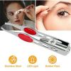 LED Eyebrow Tweezers, Stainless Steel, Make Up Tweezer with LED