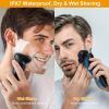 4 In 1 Electric Shaver for Men, IPX7 Waterproof, Beard, Nose, Face, Wet/Dry