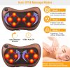 Back and Neck Massage Pillow, Thermotherapy, Kneading Massager, Car Massage