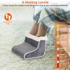 Heating Pad for Feet, Soft Warmer Boots with 6 Level of Heating