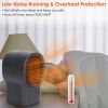 Portable Electric Space Heater, 500W Mini Desktop Fan Heater