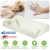 Bamboo Memory Foam Pillow, Contoured Cervical Orthopedic, Neck Support