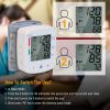 Blood Pressure Monitor, Wrist Digital, and Cuff Heartbeat Tester, 90x2 Memory