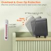 Electric Space Heater, Mini PTC Ceramic with Tip-Over and Overheat Protection