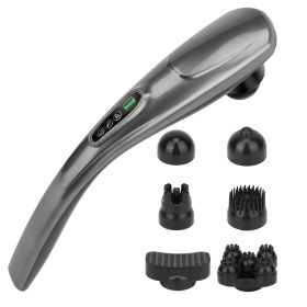 Cordless Handheld Back Massager, Deep Tissue, Rechargeable Massager