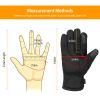 Electric Heated Gloves, USB Plug, Leather, Windproof, Unisex for Outdoor