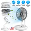 Folding Desk Fan with 4 Speeds, Desktop, or Wall Mounted