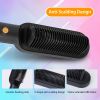 Electric Hair Straightener Brush, Hot Comb 5 Temperature Adjustments