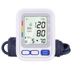 Arm Blood Pressure Monitor, Digital BP Cuff Pulse, Heart Rate Machine