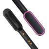 Electric Hair Straightener Brush, Hot Comb 5 Temperature Adjustments