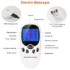 Electric Muscle Stimulator, Dual Channels, Pulse Massager, Tens Device