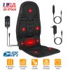 Back Electric Massager Cushion, Car Seat, Chair, Pad, Heating, and Vibration