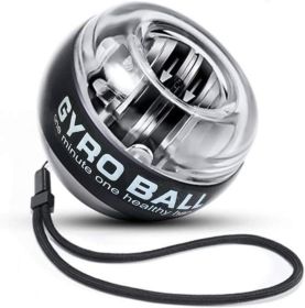 Wrist Trainer Gyroscopic Ball For Wrist, and Forearm Exerciser (Color: Black)