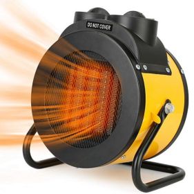 1500W Portable Electric Space Heater, or Personal Fan with Overheat Protection. (Size: Medium)