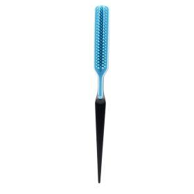 Fluffy Shaped Styling, And Detangling Rat Tail Brush (Color: Blue)