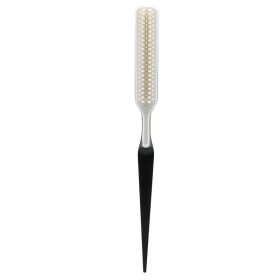 Fluffy Shaped Styling, And Detangling Rat Tail Brush (Color: White)