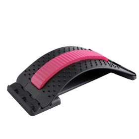 Lumbar Orthosis Massage Acupuncture, And Prominent Back Pain Relief (Option: Black pink)