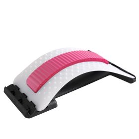 Lumbar Orthosis Massage Acupuncture, And Prominent Back Pain Relief (Option: White pink)