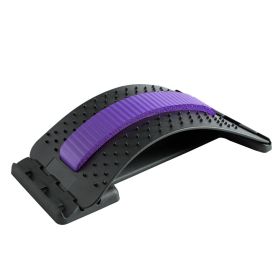 Lumbar Orthosis Massage Acupuncture, And Prominent Back Pain Relief (Option: Black purple)