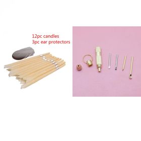 Coning Beewax, Natural Ear Candle Treatment For Wax Removal (Option: 12pcs set)