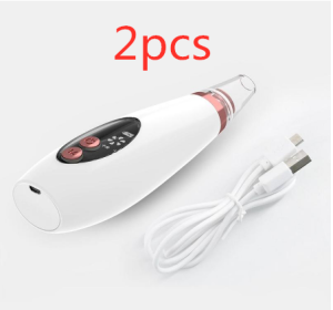 Electric Vacuum Facial Blackhead Remover, and Pore Cleaner (Option: USB 2pcs)