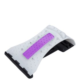 Home Or Office Neck Support, And Magnetic Field Therapy (Option: Purple white-English)